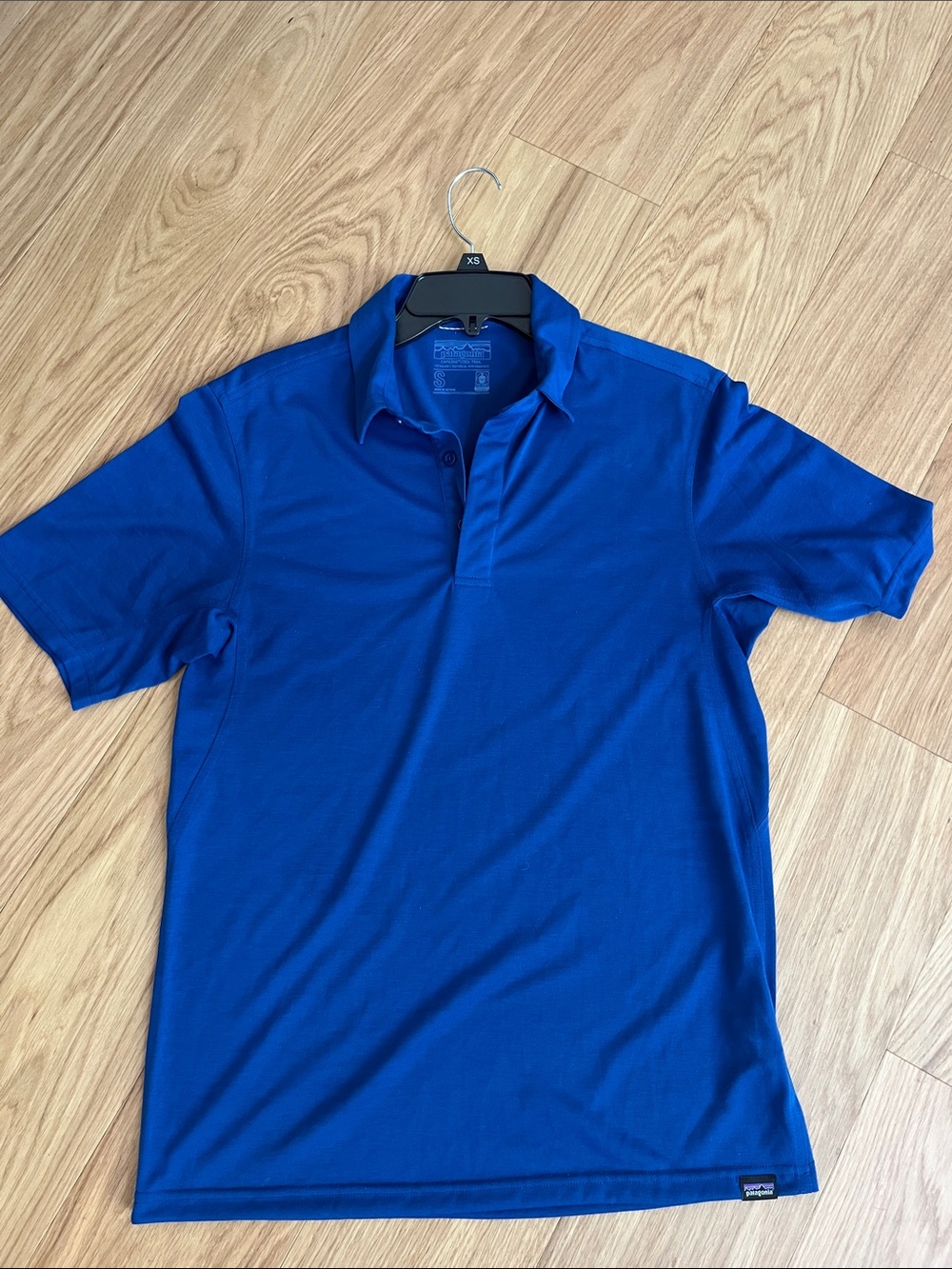 Patagonia Men’s Capilene Cool Trail Polo-Blue size S